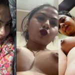 Beautiful Newly Wed Horny Punjabi Wife Self Recording Fucking Herself